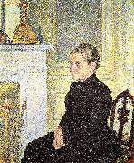 Portrait of Madame Charles Maus Theo Van Rysselberghe